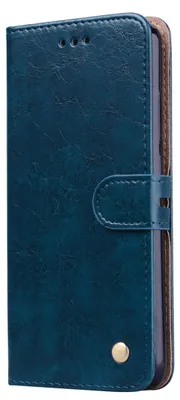 Produktbild von Mobigear Wallet Klapphülle für Xiaomi Redmi Note 7 - 2 Kartenfächer mit Standfunktion Blau