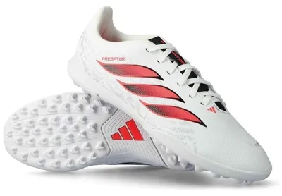 Productafbeelding van Voetbalschoenen Adidas Predator Club "Cloud White / Solar Turbo / Core Black" voor Kinderen