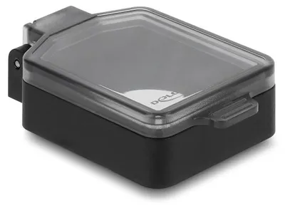 Productafbeelding van Delock D-type module, beschermkap, zwart/transparant
