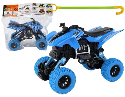 Produktbild von Lean Toys XC Quad Fahrzeug Friktionsantrieb Blau
