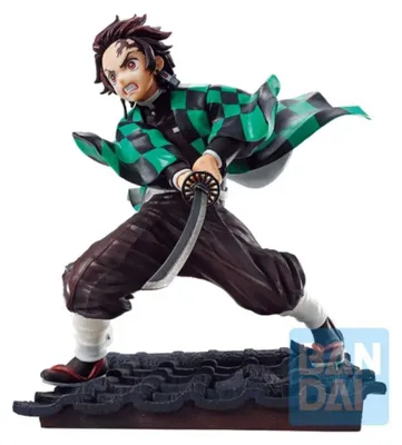 Immagine prodotto di Ammazzademoni: Kimetsu no Yaiba Ichibansho Statua in PVC Tengen Uzui è qui: Tanjiro Kamado 14 cm