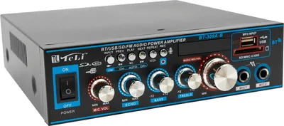Zdjęcie produktu dla Wzmacniacz audio HiFi Bluetooth stereo Wzmacniacz mocy z wyświetlaczem LCD + zdalne sterowanie Wzmacniacz mocy do tabletu PC samochodu