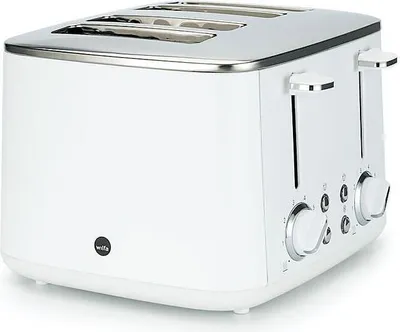 Produktbild von Wilfa TO4W-1600, 4 Scheibe(n), Weiß, Stahl, Drehregler, 1600 W