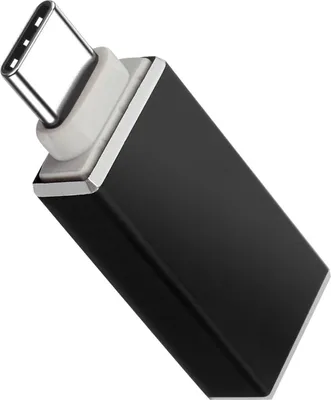 Zdjęcie produktu dla Adapter OTG USB / USB-C 3.0, kompaktowa konstrukcja - czarny