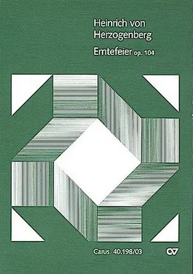 Immagine prodotto di Herzogenberg: Erntefeier (op. 104). Klavierauszug