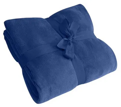 Produktbild von L-Merch - Decke, Korallenvlies, recyceltes Material LT4219 (200 cm x 150 cm) (Marine)