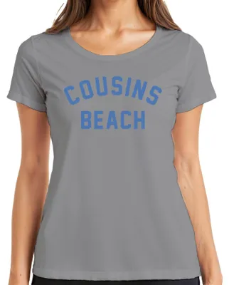Productafbeelding van Cousins Beach, De zomer waarin ik mooi werd. Dames T-shirt, grijs, maat M