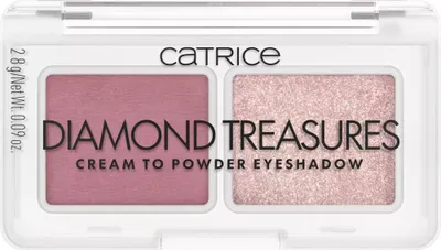 Produktbild von CATRICE Diamond Treasures Cream to Powder, Puder, Pink, 020 - Fairy Dust, 2 Farben, Matte, 2,8 g