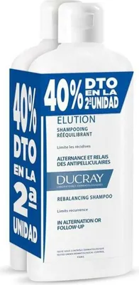 Produktbild von Ducray Elution Shampoo 2x400ml