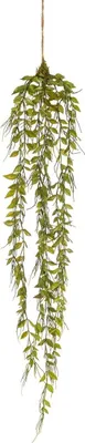 Produktbild von artplants.de Kunst Bambus hängend MAREC, grün, 90cm - Künstlicher Bambushänger