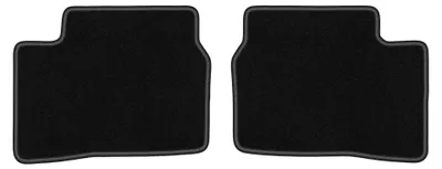 Image de Tapis arrière en moquette pour Kia Picanto II JE 2011-2017 (à hayon) – 2 pièces, noirs, sur mesure – Wielganizator LUX