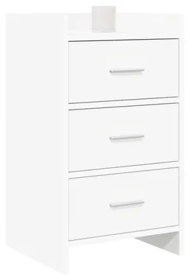 Immagine prodotto di vidaXL Comodini bianchi 40 x 36 x 70 cm in materiale derivato dal legno