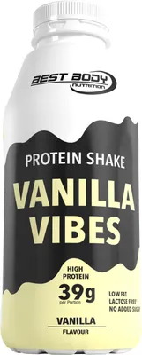 Produktbild von Best Body Nutrition - Protein Shake - RTD - 500 ml PET Flasche, 6 x 500 ml PET Flasche / SRP, Geschmack: Vanilla Vibes