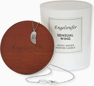 Produktbild von Engelsrufer Schmuckkerze Sensual Wing ERJC-LILWING mit Kette Flügel LILWING Edelstahl
