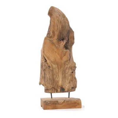 Obrázok produktu pre TREIBHOLZ SCULPTURE "ROOTS 80" | Teakholz rustic | Decofigure