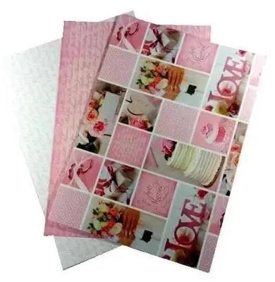 Produktbild von Karton 300 g, Hochzeitsmotive, 24 x 34 cm, 3 Blatt, MIX – Galeria Hobby