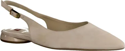 Produktbild von Högl 1-100102 Sling, Damen, Leder, Sand, Sandale mit geschloss. Vorderkappe - Damenschuhe Top Trends, Beige, leder (samtkid), absatzh&oumlhe: 10 mm