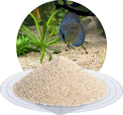 Produktbild von Schicker Mineral-Aquariumsand beige 25 kg-0,71-1,25mm