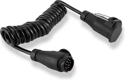 Image de Rallonge pour câble de remorque à 13 broches - Adaptateur étanche pour connecteur de remorque à 13 broches destiné aux accessoires de camping-car