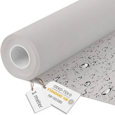 Immagine prodotto di Tessuto impermeabile, larghezza 160 cm, 220 g/m², grigio, 1 metro
