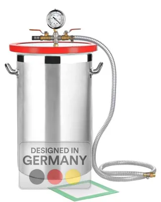 Image de Chambre à vide pour dégazage, 27,7 litres, en acier inoxydable