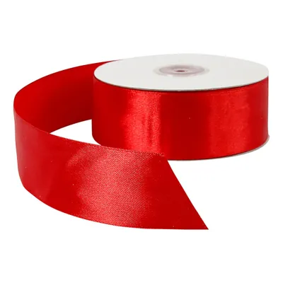 Produktbild von Creativ Company Satinband rot 50m - Bastelmaterial Dekoration