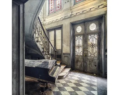 Produktbild von Metallbild Alu Lost House 98x98 cm