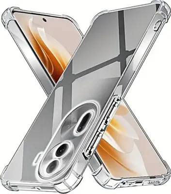 Image de Coque Silicone Renforcée pour Oppo Reno11 Pro - Transparent KP30967