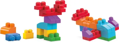 Image de Sac de briques Mega Bloks coloré (60 pièces)