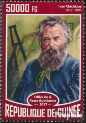 Produktbild von Briefmarken Guinea 2017 Mi 12440 (kompl. Ausgabe) postfrisch Iwan Schischkin
