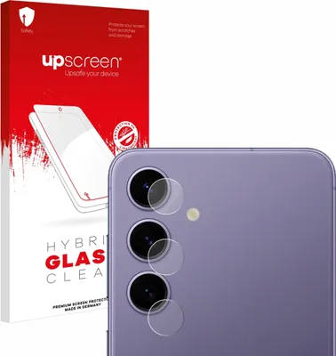 Produktbild von upscreen Schutzglas für Samsung Galaxy S24 (NUR Kameraschutz) Schutzfolie Panzer Folie Glas Display Schutz klar
