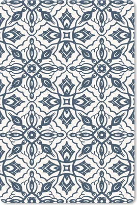 Produktbild von MuchoWow® Mauspad Mousepad Muster - Mandala - Blau 18x27 cm - Mousepads - Maus Mat - Pad - Mausunterlage