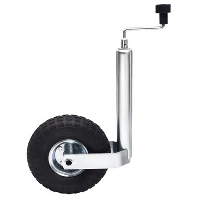 Produktbild von vidaXL Stützrad für Anhänger mit Klemme 48 mm Verzinkter Stahl