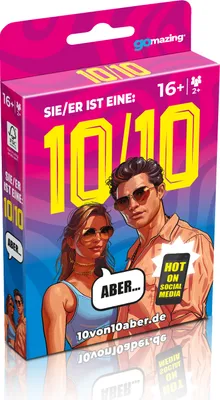 Obrázek produktu pro Gomazing – karetní hra – Ona / On je 10 z 10... ale