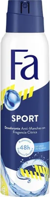 Obrázok produktu pre Fa - Dezodorant v spreji - Šport - Citrón - Proti škvrnám - 48-hodinová ochrana - 150 ml - 1 kus