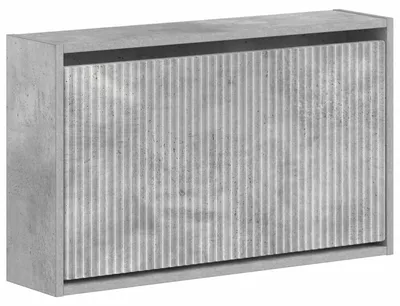 Produktbild von vidaXL Wandmontierter Schuhschrank ARNHEM 71 x 17 x 43 cm Betongrau