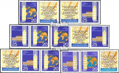 Produktbild von Briefmarken DDR 1970 Mi WZd221-WZd226 (kompl.Ausg.) postfrisch Brotkongress