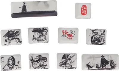 Produktbild von Keycap Sublimation Prozess Feine Verarbeitung Klare Muster DIY Produktion Tastatur Tastenkappen