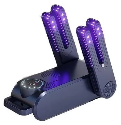 Obrázok produktu pre Skladací UV sušič topánok s časovačom, dezodorizujúci a sterilizujúci, pre domácnosť.