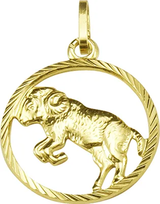 Produktbild von F Anhänger 333/- Gelbgold Sternzeichen Widder