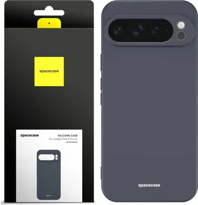 Immagine prodotto di Custodia in silicone SPACECASE Custodia in silicone per Google Pixel 9 Pro XL Nero