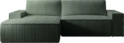 Produktbild von Vente-unique AMELIA, Ecksofa, Wohnzimmer, Grün, 4 Sitz(e), Grün, 600 kg
