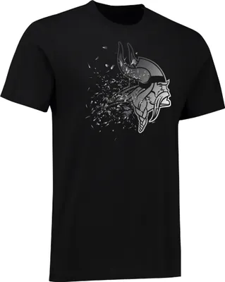Produktbild von NFL Minnesota Vikings Shatter Graphic Logo Football Shirt schwarz (M)