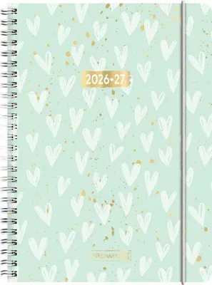 Produktbild von Schülerkalender 2026/2027 "Hearts" | A5, Kunststoff