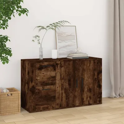 Immagine prodotto di Credenza rovere fumé 100x33x59,5 cm materiale a base di legno