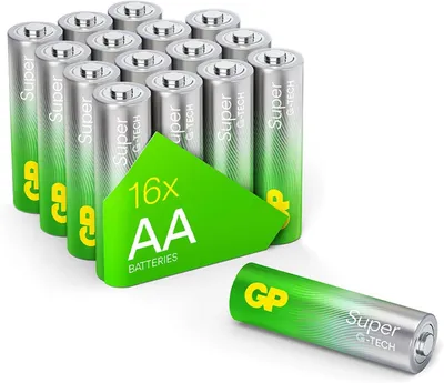 Produktbild von GP Batteries Super Alkaline 16.50.2243, Einwegbatterie, AA, Alkali, 1,5 V, 16 Stück(e)