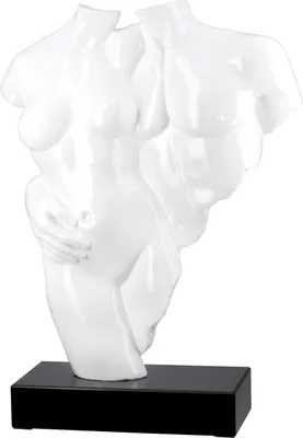 Produktbild von Casablanca by Gilde Skulptur Paar Coppia weiß H. 49 cm, 59599