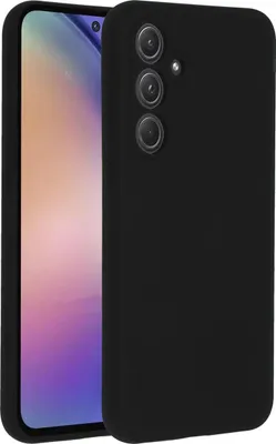 Zdjęcie produktu dla Accezz Liquid Silicone Backcover dla Samsung Galaxy A55 - czarny
