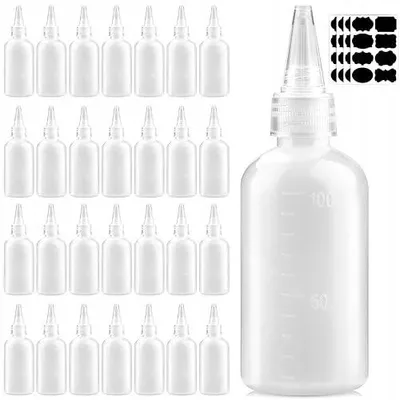 Zdjęcie produktu dla Butelki wyciskane dozowniki 200 ml zestaw 8 sztuk do sosu kuchnia