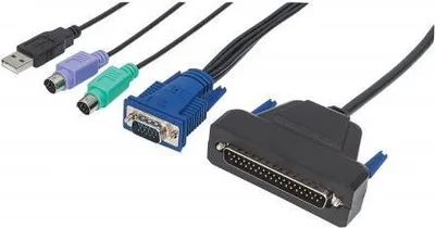 Produktbild von INTELLINET NETWORKS VGA 1-Port Cable for KVM Console